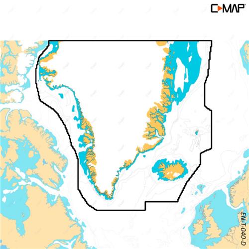 C-MAP geheugenkaart DISCOVER X - Groenland