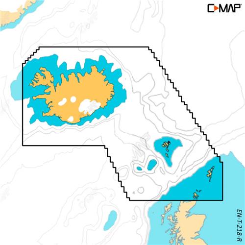 C-MAP geheugenkaart REVEAL X - Groenland & IJsland