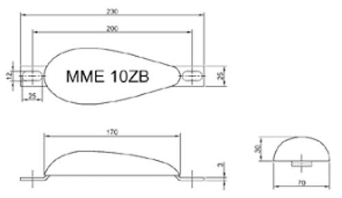 MME huid/roeranode zink MME10ZB