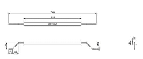 MME tankanode aluminium MME116AT