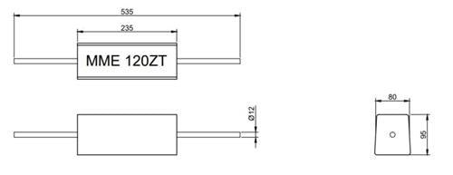 MME tankanode zink MME120ZTST