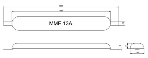 MME huid/roeranode aluminium MME13A