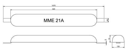 MME huid/roeranode aluminium MME21A