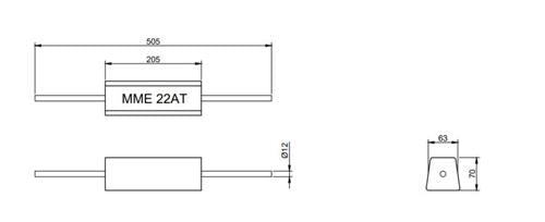 MME tankanode aluminium MME22ATST