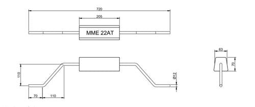 MME tankanode aluminium MME22AT