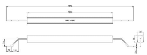 MME tankanode aluminium MME254AT