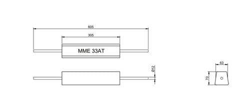 MME tankanode aluminium MME33ATST