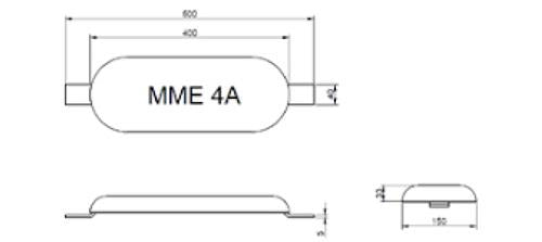 MME huid/roeranode aluminium MME4A