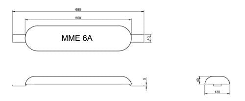 MME huid/roeranode aluminium MME6AL