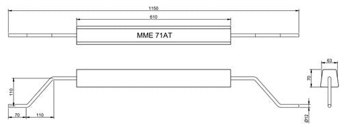 MME tankanode aluminium MME71AT