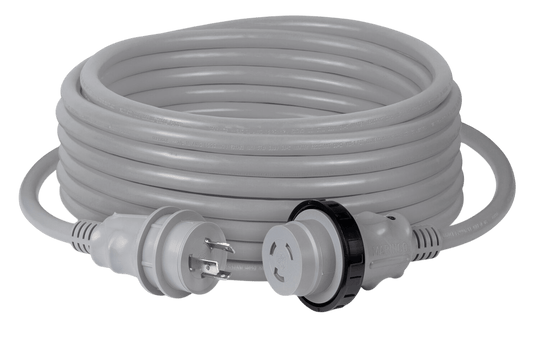 50A 125V Cordset 50' Molded White