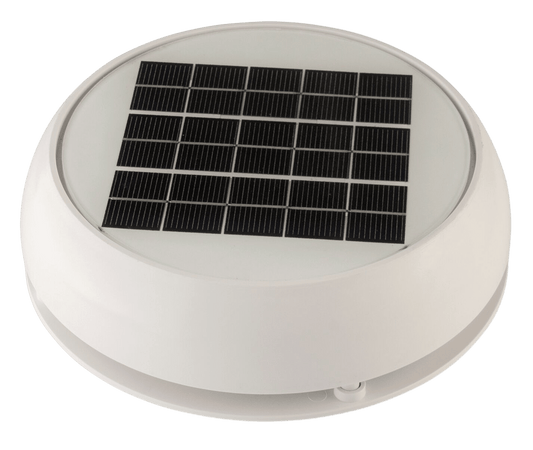 3" Day/Night Solar Vent - White