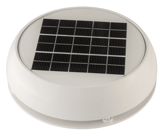 4" Day/Night Solar Vent - White
