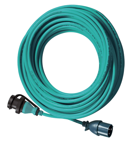 121160250 25 meter. 2.5 mm2 – green incl. cable bag