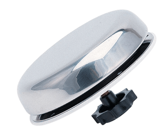 Rvs dekventilator 100mm