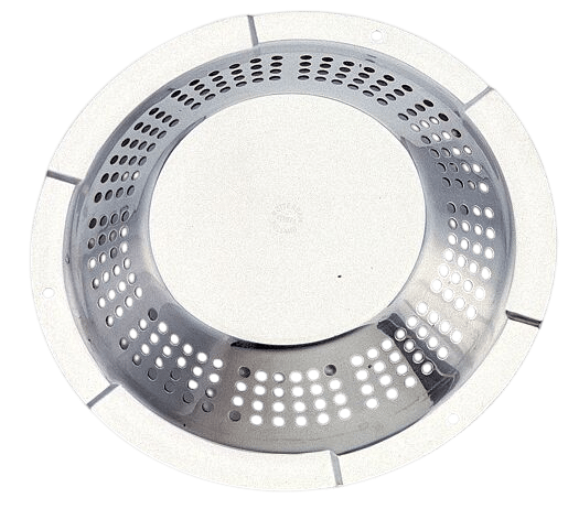 Rvs dekventilator 125mm