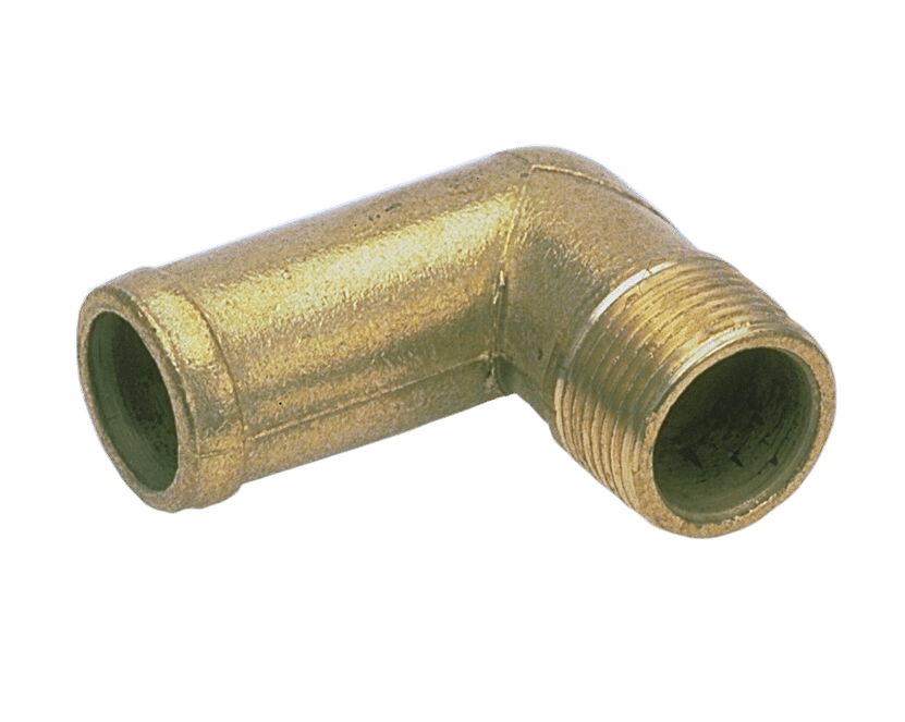 Slangtule messing 90° 3/4x25 mm
