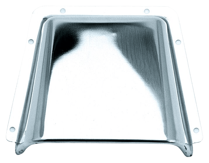 Ventilatieschelp rvs 143 x 126 x 47 mm
