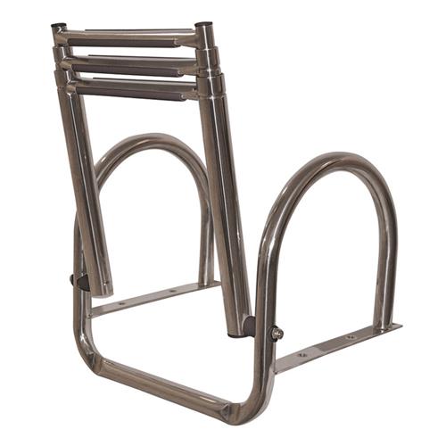 Hollex telescopische zwemtrap rvs316 3+1 treden