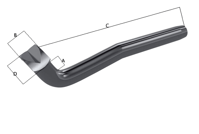 Os Bsi T-terminal – voor 3 mm staaldraad