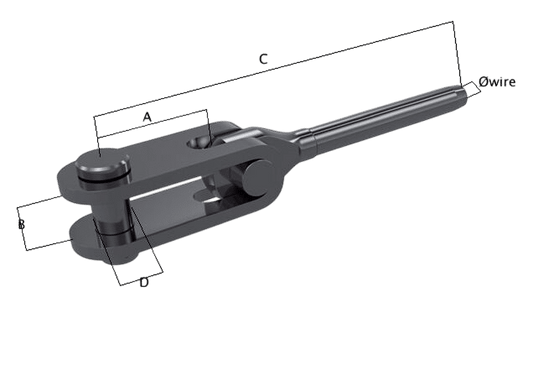 Toggleterminal 6mm
