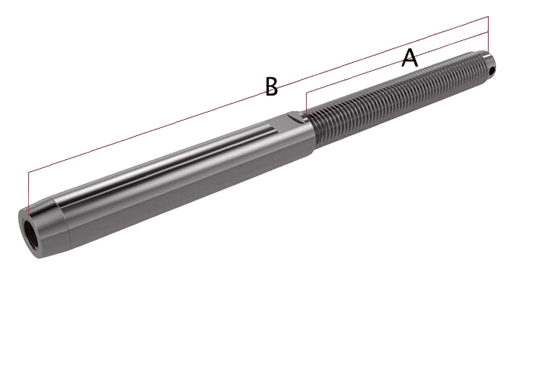 Studterminal rechts 5/16 5mm
