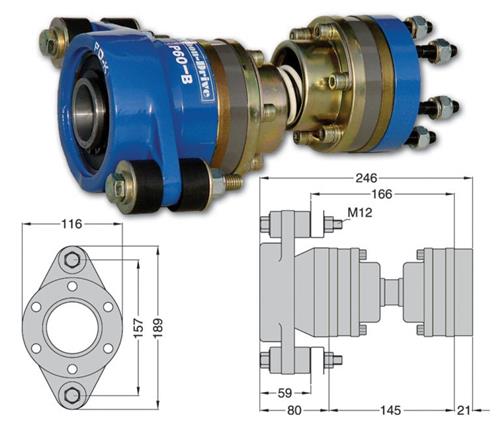 Python drive unit compleet P60-B ø1 1/4″/40