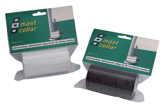 Mastkraag tape zwart 100mm 1.5m