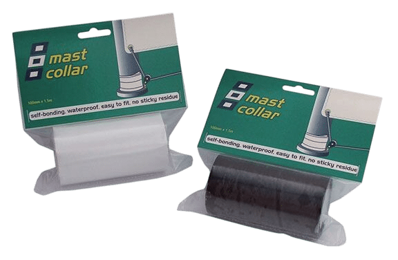 Mastkraag tape zwart 100mm 1.5m
