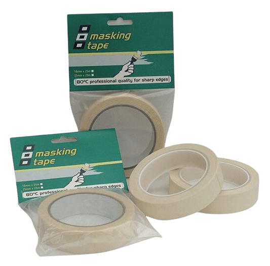 Masking tape hemp natural 18mm 25m