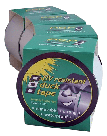 UV ducktape light grey 50mm 5m