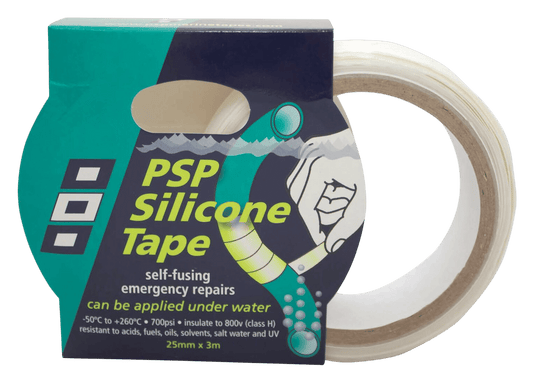 Siliconen tape wit 25mm 3m