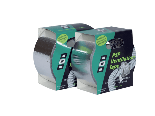 Ventilation tape 50micron plain aluminium foil