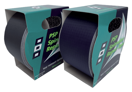 Spinnaker tape donkerblauw 50mm 4,5m
