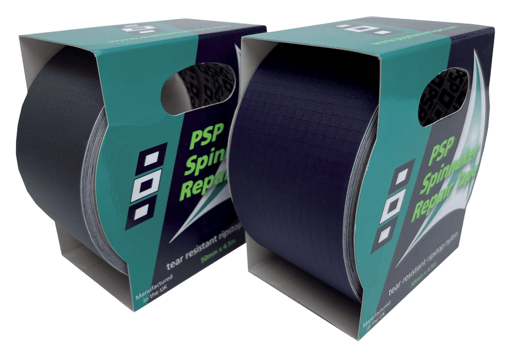 PSP Spinnaker reparatietape donkerblauw – 50 mm × 4,5 m