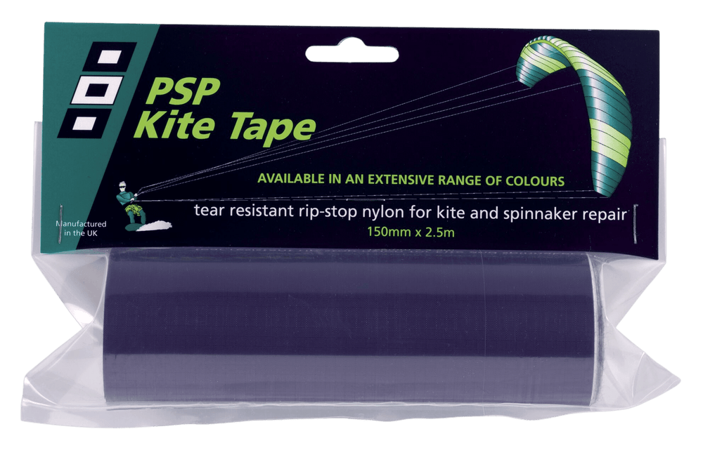 Kite tape 150mm 2.5m donkerblauw
