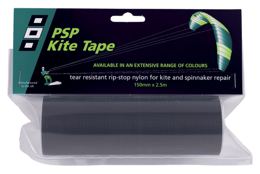 Kite tape 150mm 2.5m houtskool