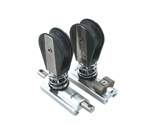 Genuaslede 25mm zilver blok met stopper