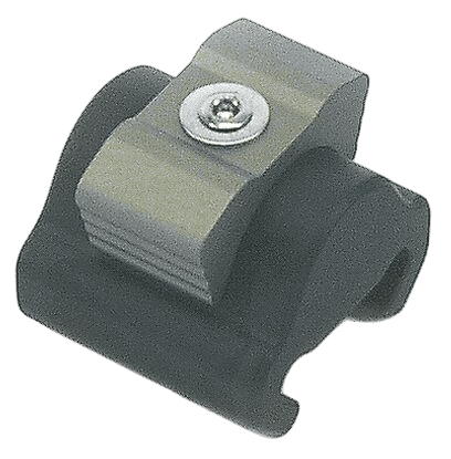 Stopper verstelbaar 19mm zwart