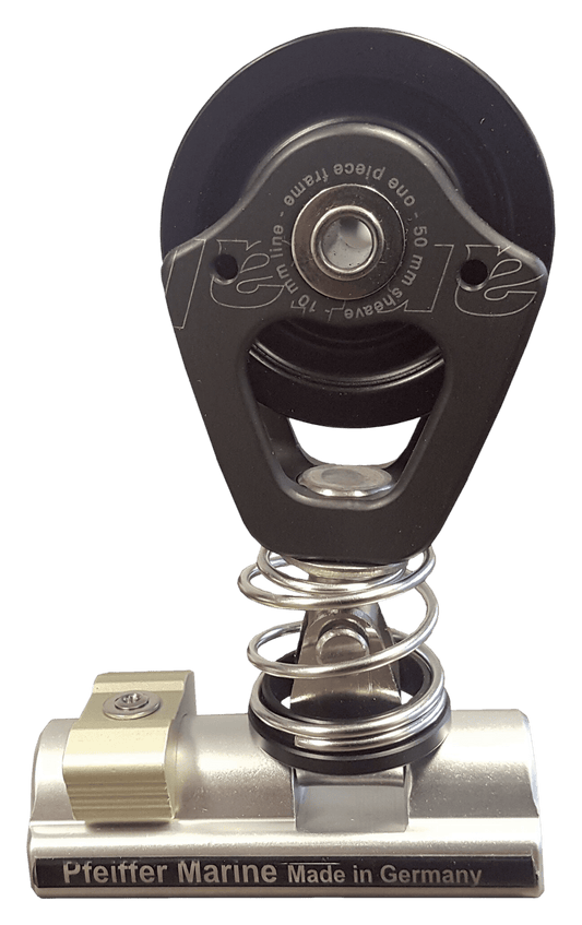 Genuaslede 20mm zilver blok met stopper