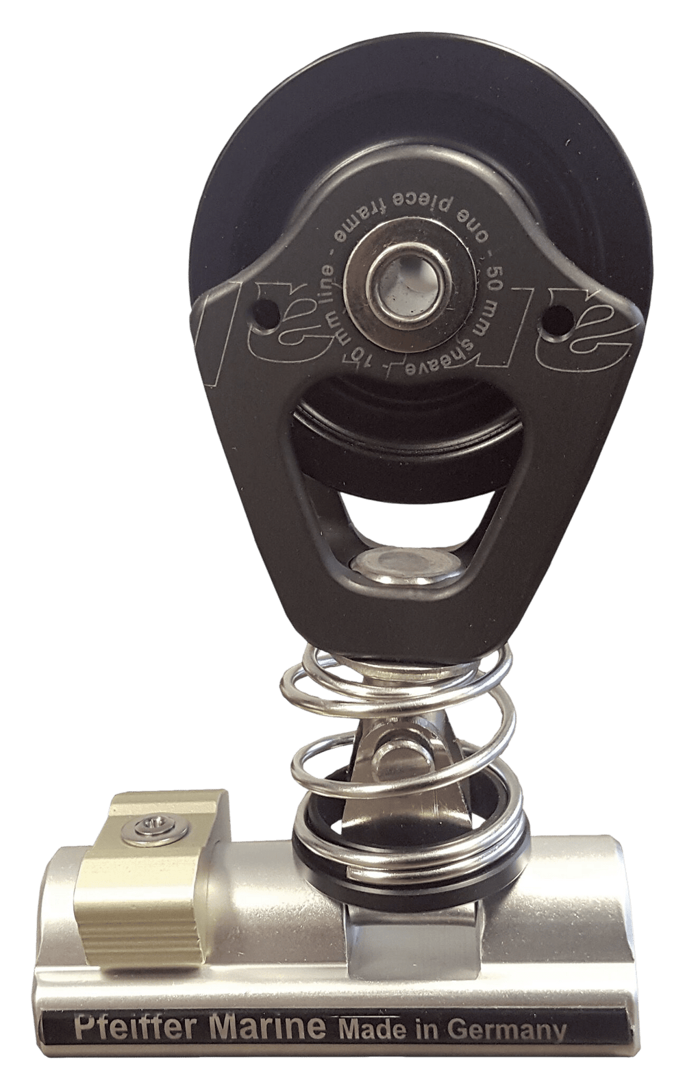 Genuaslede 20mm zilver blok met stopper