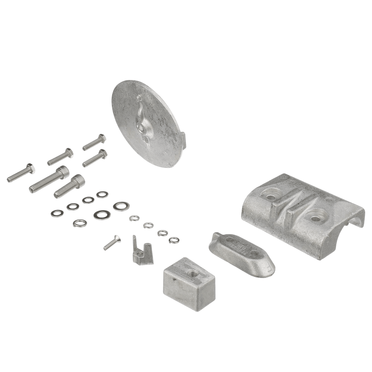 Quicksilver anodekit aluminium voor Yamaha 40-50 pk 8M6008009
