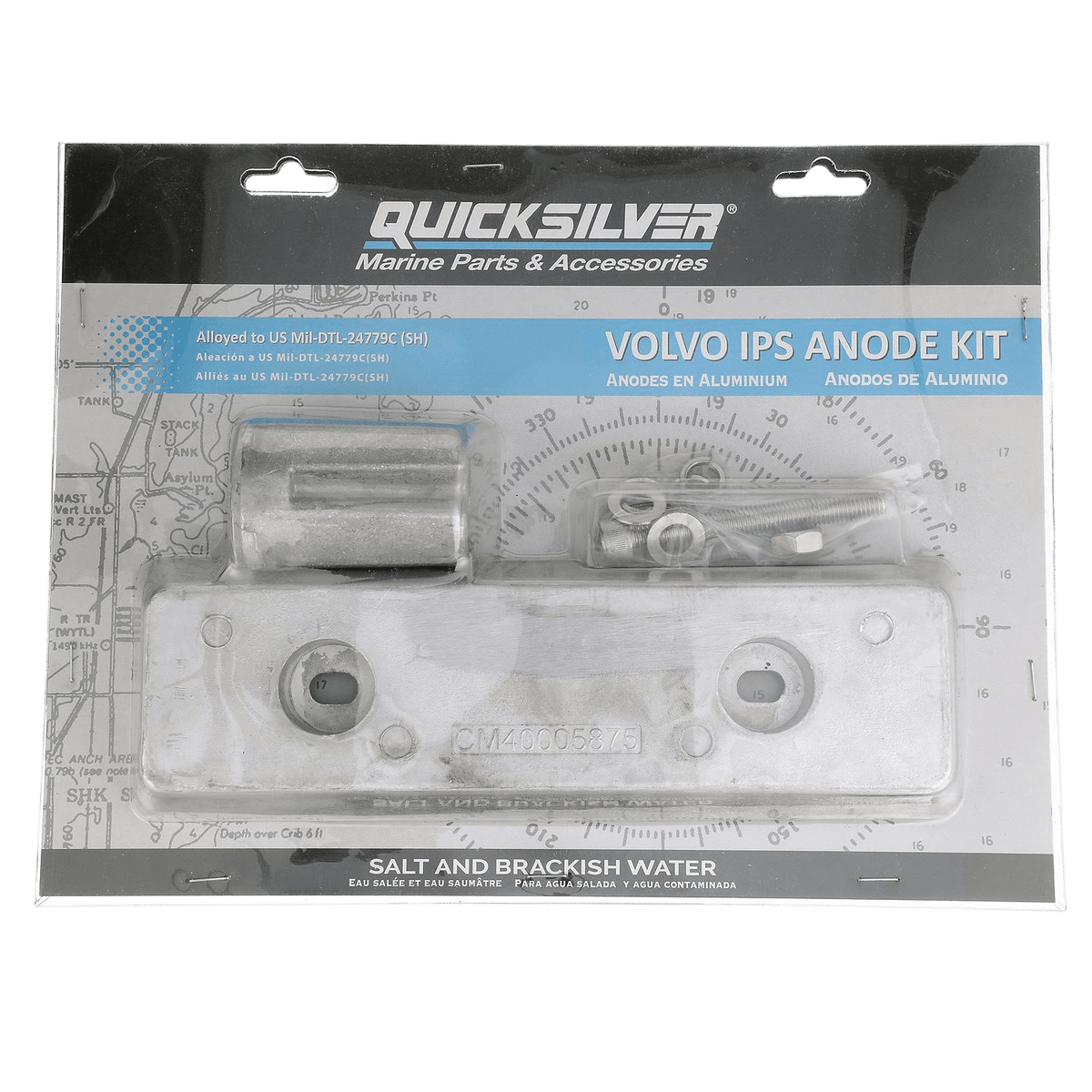 Quicksilver anodekit aluminium voor Volvo IPS hekaandrijving 8M6008012