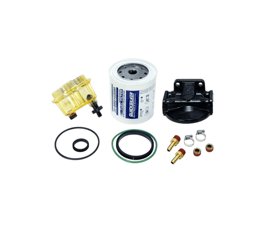 8M0097838 Waterafscheidend brandstoffilter set 10 micron met kijkglas en aftap