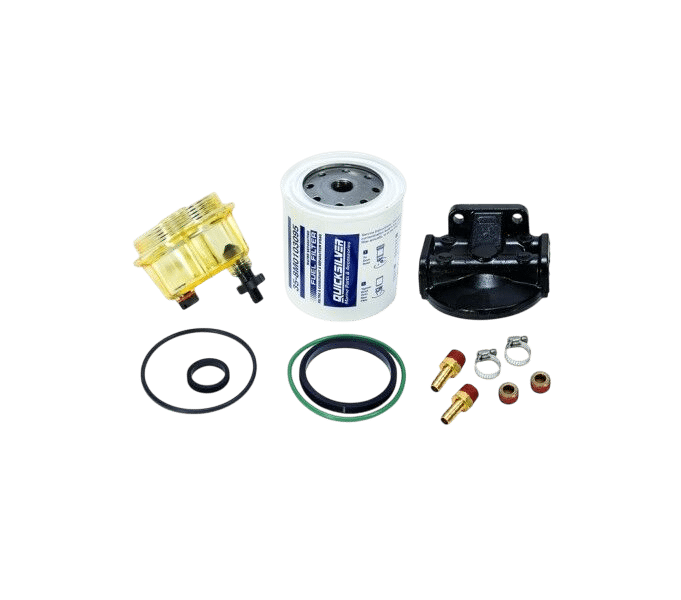 8M0097838 Waterafscheidend brandstoffilter set 10 micron met kijkglas en aftap