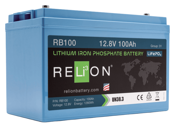 RELiON Accu lithium LiFePO4 12,8 V 100 Ah