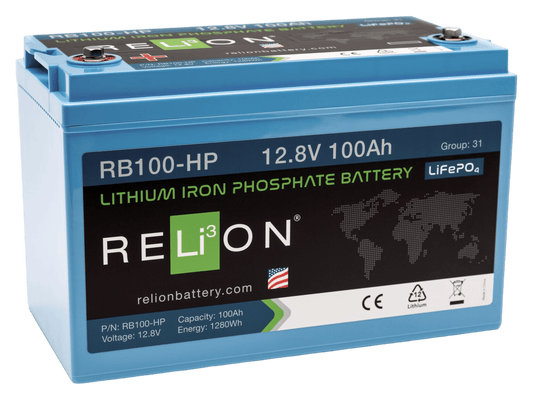 Accu lithium LiFePO4 12.8V 100Ah high power