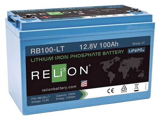Accu lithium LiFePO4 12.8V 100Ah low temperature