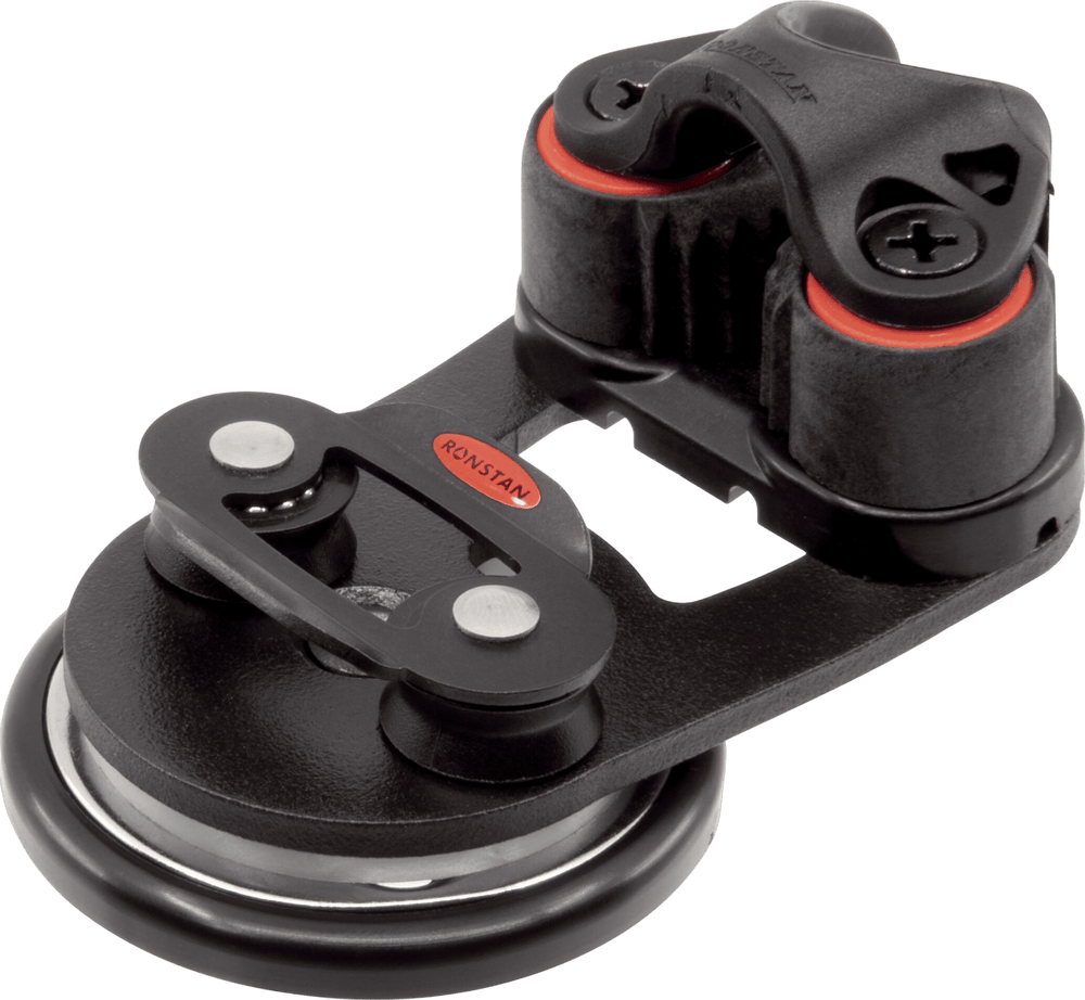 RF70 Swivel cleat base with 15mm BB sheaves