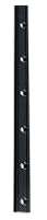 º RC1191-2.0 series 19 mast track. black. 2025mm m5 csk fastener holes. pitch=100mm fastening slugs=
